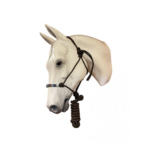 COUNTRY LEGEND BEADED ROPE HALTER