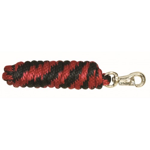WESTERN RAWHIDE SIGNATURE POLY LEAD WITH NICKEL PLATED BULL SNAP AND CLAMP