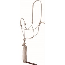 MUSTANG BAMBOO ROPE HALTER WITH LEAD