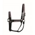 WESTERN RAWHIDE SIGNATURE PATTERN HALTER WITH ANTIQUE SILVER FINISH HARDWARE, NO SNAP