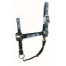 WESTERN RAWHIDE SIGNATURE PATTERN HALTER WITH ANTIQUE SILVER FINISH HARDWARE, WITH SNAP