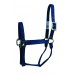WESTERN RAWHIDE SIGNATURE HALTER WITH ANTIQUE SILVER FINISH HARDWARE, NO SNAP, SOLID COLOUR
