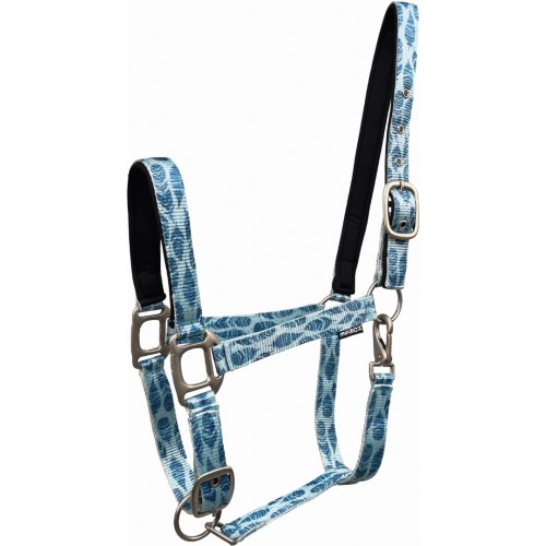 COUNTRY LEGEND FEATHER PRINT PADDED HALTER