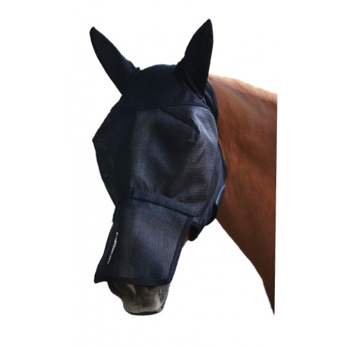 ABSORBINE ULTRASHIELD FLY MASK WITH REMOVABLE NOSE - WITH EARS