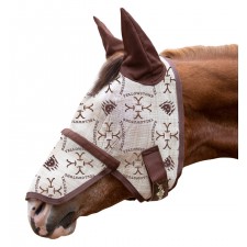 KENSINGTON FLY MASK WITH WEB TRIM, EARS & NOSE