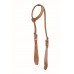 WESTERN RAWHIDE BY JIM TAYLOR PERFORMANCE FLORAL SERIES TEAR DROP ONE EAR HEADSTALL