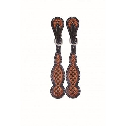 WESTERN RAWHIDE BY JIM TAYLOR PERFORMANCE INFINITY SERIES LADIES TEAR DROP SPUR STRAP