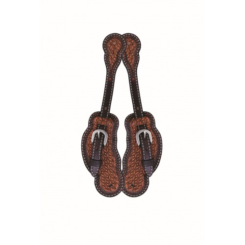 WESTERN RAWHIDE BY JIM TAYLOR PERFORMANCE DIAMOND SERIES LADIES SCALLOP SPUR STRAP WESTERN RAWHIDE BY JIM TAYLOR PERFORMANCE DIAMOND SERIES LADIES SCALLOP SPUR STRAP