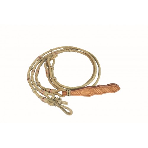WESTERN RAWHIDE BY JIM TAYLOR NATURAL RAWHIDE ROMAL REINS