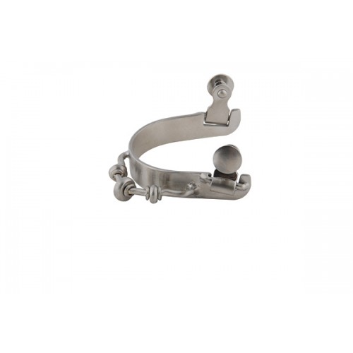 METALAB BRUSHED STAINLESS STEEL SMOOTH BUMPER SPUR WITH 3/4" BAND