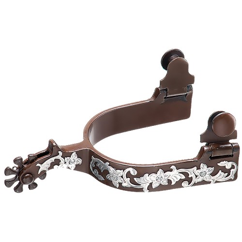 ANTIQUE FLORAL WITH STONES SPUR