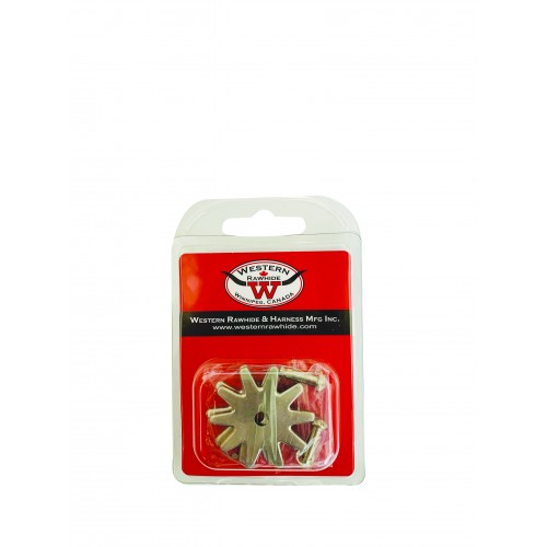 WESTERN RAWHIDE STAINLESS STEEL 10 POINT ROWEL SET - 1-1/2" WESTERN RAWHIDE STAINLESS STEEL 10 POINT ROWEL SET - 1-1/2"