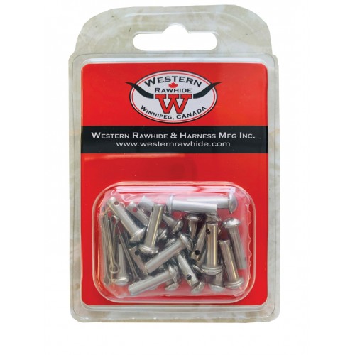 WESTERN RAWHIDE STAINLESS STEEL REPLACEMENT SPUR PINS & COTTER PINS WESTERN RAWHIDE STAINLESS STEEL REPLACEMENT SPUR PINS & COTTER PINS