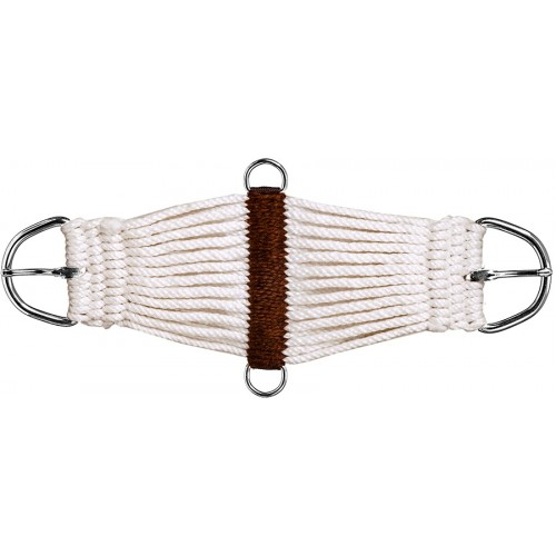 MUSTANG PONY CINCH WITH NICKEL PLATED BUCKLES AND DEES