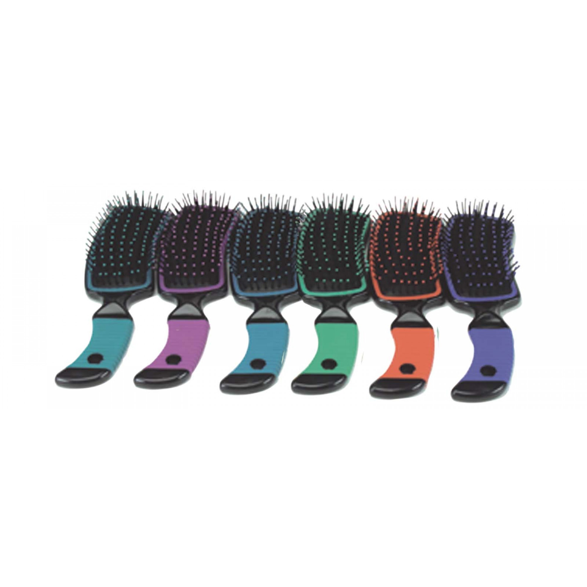 Curved Mane and Tail Brush Green 