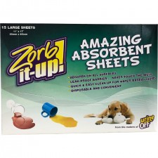 ZORB-IT-UP! SUPER ABSORBENT SHEETS, 15 COUNT