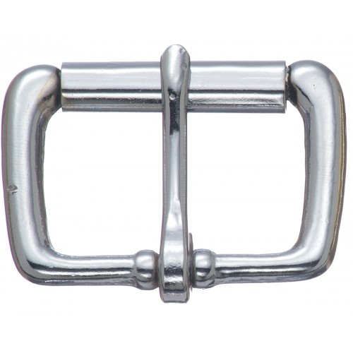 #50 ROLLER BUCKLE - 5/8" CHROME