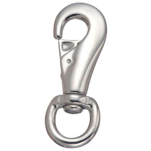 CAST MALLEABLE IRON NICKEL PLATED SNAP - 1"