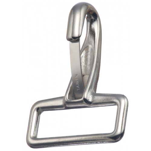 CAST MALLEABLE IRON NICKEL PLATED LINE SNAPS - 1 1/4"