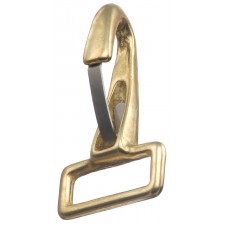 SOLID BRONZE WITH STAINLESS STEEL SPRING LINE SNAPS - 1"