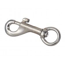 CAST MALLEABLE IRON NICKEL PLATED BOLT SNAP - 1"