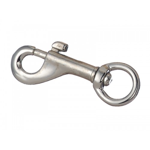 CAST MALLEABLE IRON NICKEL PLATED BOLT SNAP - 1" CAST MALLEABLE IRON NICKEL PLATED BOLT SNAP - 1"