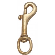 SOLID BRONZE HEAVY WEIGHT BOLT SNAP - 3/8"