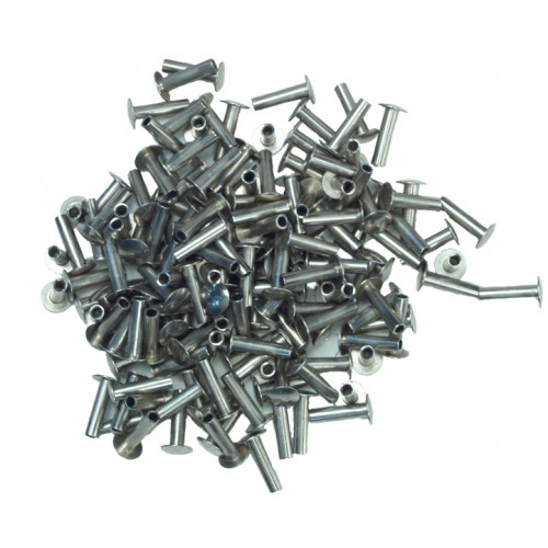 TUBULAR RIVETS - NICKEL PLATED - 6/16"