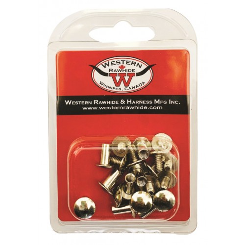 WESTERN RAWHIDE 1/4" CHICAGO SCREW PACK