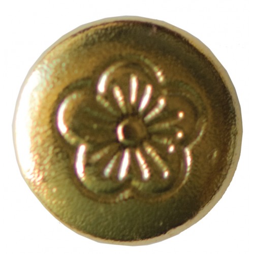 CHICAGO SCREWS WITH FLROAL HEADS SOLID BRASS - SET ONLY - 1/4"