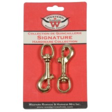 SOLID BRONZE BOLT SNAP - HEAVYWEIGHT, 1/2" - 2 PER CARD SOLID BRONZE BOLT SNAP - HEAVYWEIGHT, 1/2" - 2 PER CARD