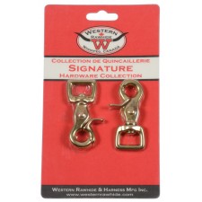 SOLID BRASS TRIGGER SNAP, 5/8" - 2 PER CARD