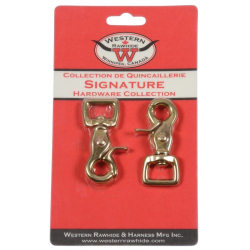 SOLID BRASS TRIGGER SNAP, 5/8" - 2 PER CARD