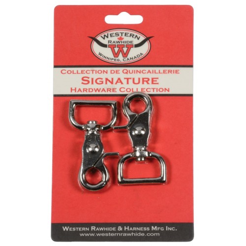 CHROME PLATED ZINC DIECAST TRIGGER SNAP, 1" - 2 PER CARD