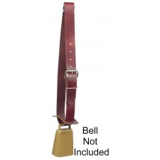 LEATHER BELL COLLAR - 1 1/2" X 44"