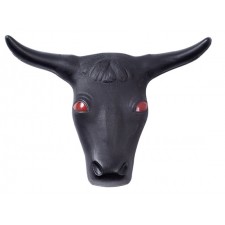 AMERICAN HERITAGE EQUINE RED EYE FULL SIZE STEER HEAD WITH RODS